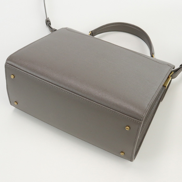 Saint Laurent Cassandra Top Handle Medium Gray - Picture 2 of 9